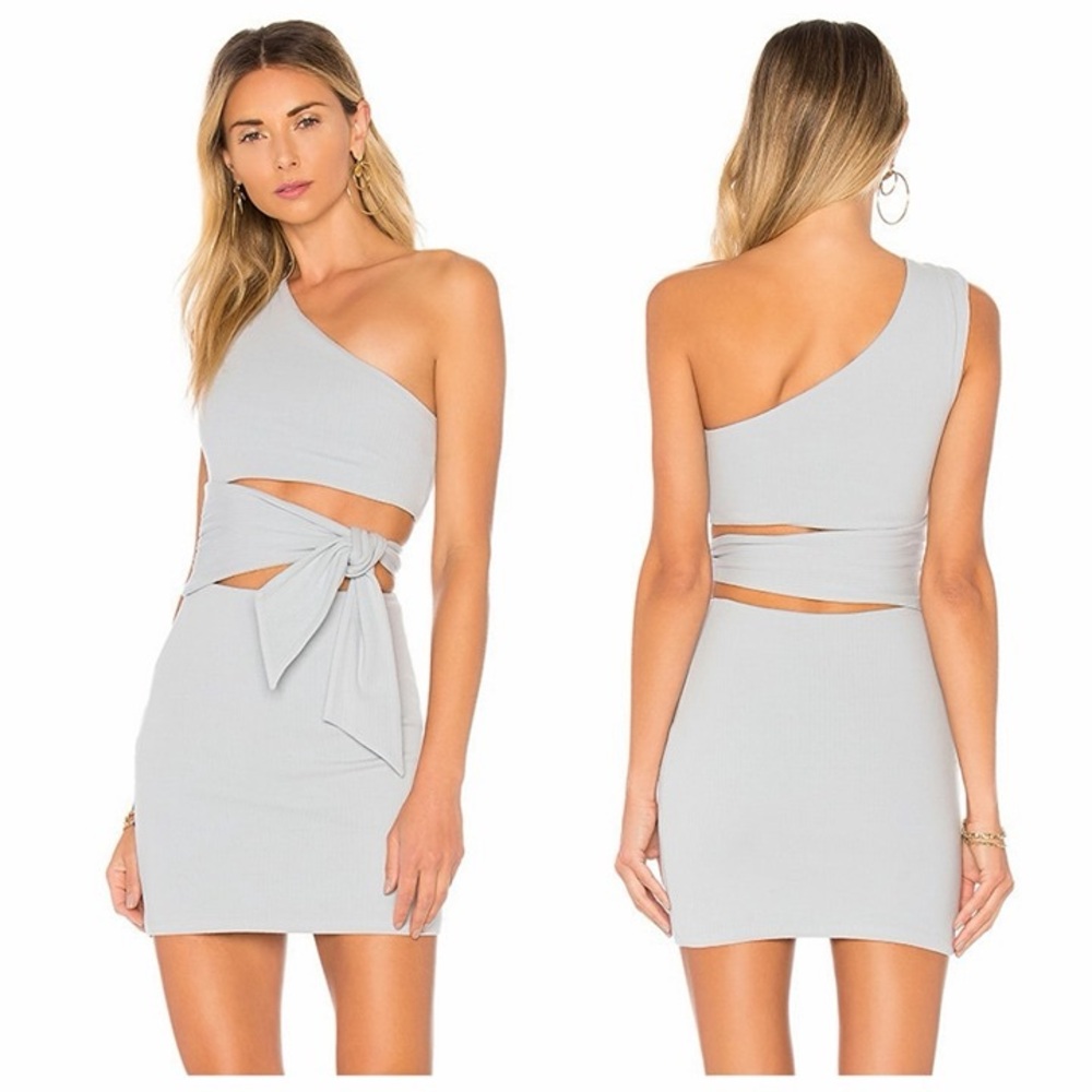 One-Shoulder Tie Dress